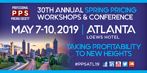 30th Annual Spring Workshops & Conference May 7-10, 2019 | Professional Pricing Society