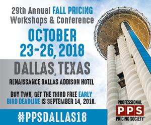 Conference: 29th Annual Fall Pricing Workshops & Conference | Professional Pricing Society