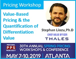 Value-Based Pricing & the Quantification of Differentiation Value | Stephan Liozu Workshop at PPS Spring Conference